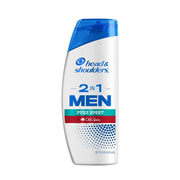 Hair Care Head & Shoulders 2 in 1 Dandruff Shampoo and Conditioner, Old Spice Pure Sport hero