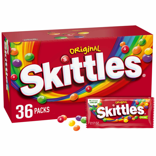 Candy & Chocolate Skittles Original Fruity Chewy Candy Box hero