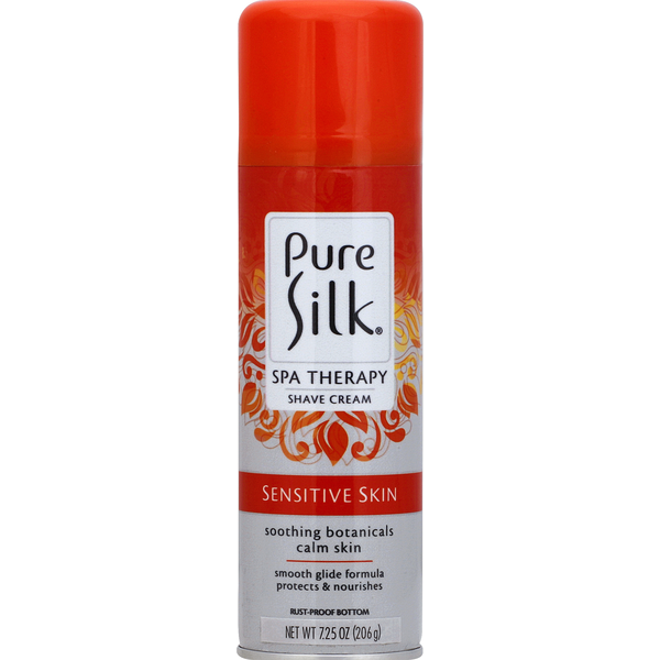 Shave Needs Pure Silk Shave Cream, Sensitive Skin hero