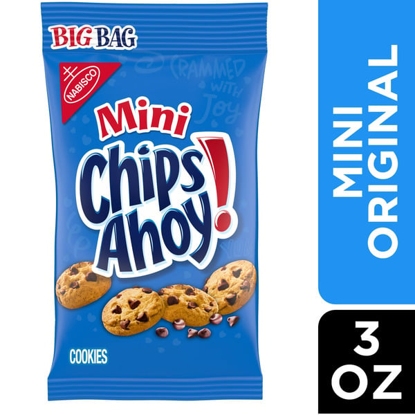 Snacks Chips Ahoy! Mini Original Chocolate Chip Cookies, Big Bag hero