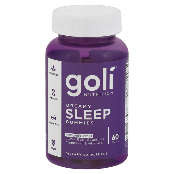 Stress & Sleep Aids Goli Nutrition Dreamy Sleep, Melatonin 5 mg, Gummies hero