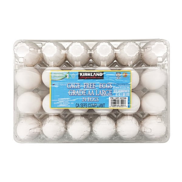 Kirkland Signature Large Eggs, Cage Free, 5 Dozen