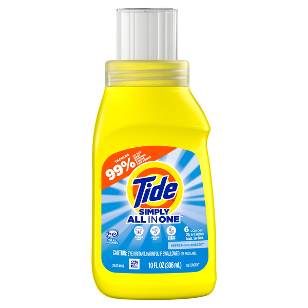 Laundry Tide Simply Clean & Fresh Liquid Laundry Detergent, Refreshing Breeze hero