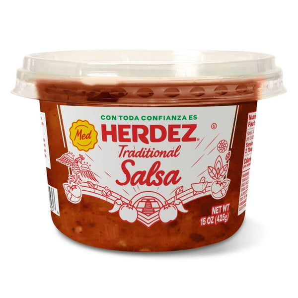 Fresh Dips & Tapenades Herdez Traditional Salsa Medium Cup hero