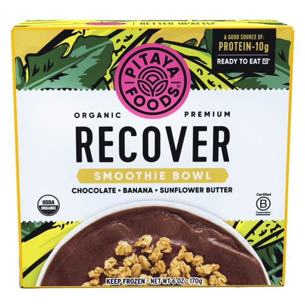 Pitaya Foods Frozen Organic Recover Smoothie Bowl, Ready to Eat hero