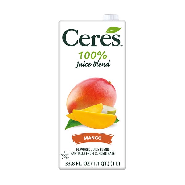 Juice & Nectars Ceres Mango Juice Natural 100% Pure Fruit Juice, no added sugars or preservatives hero