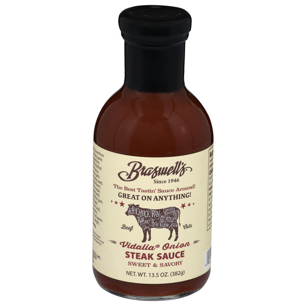 Condiments Braswell's Steak Sauce, Vidalia Onion hero