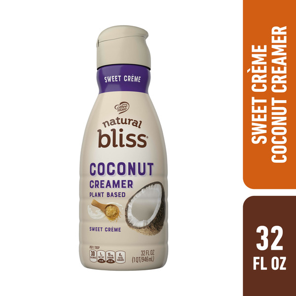 Coffee Coffee mate Natural Bliss Coconut Milk Sweet Creme Coffee Creamer hero