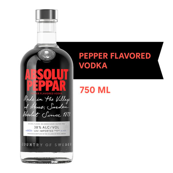 Flavored Vodka Absolut Peppar Flavored Vodka hero