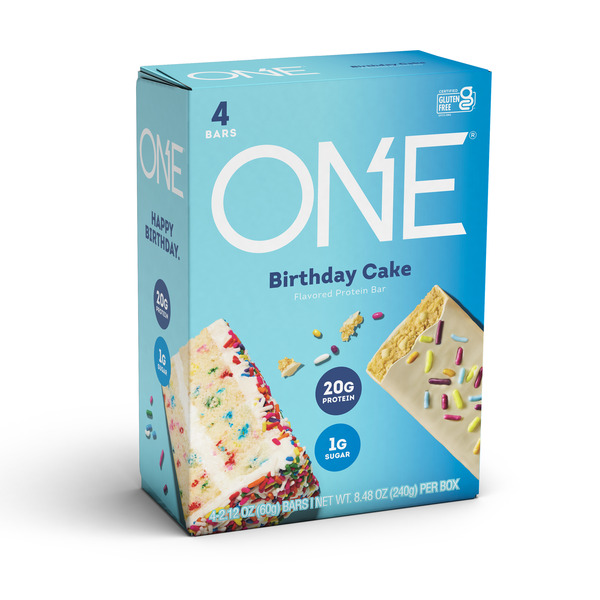 Breakfast Bars & Pastries ONE Protein Bar, Birthday Cake, 20g Protein hero