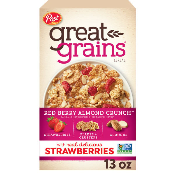 Cereal Post Great Grains Cranberry Almond Crunch Breakfast Cereal hero