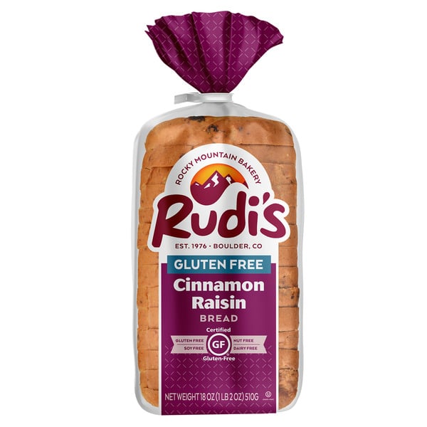 Bread Rudi's Gluten Free Cinnamon Raisin Bread hero