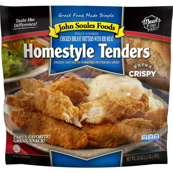 Frozen Meat & Seafood John Soules Foods Homestyle Tenders, Frozen hero