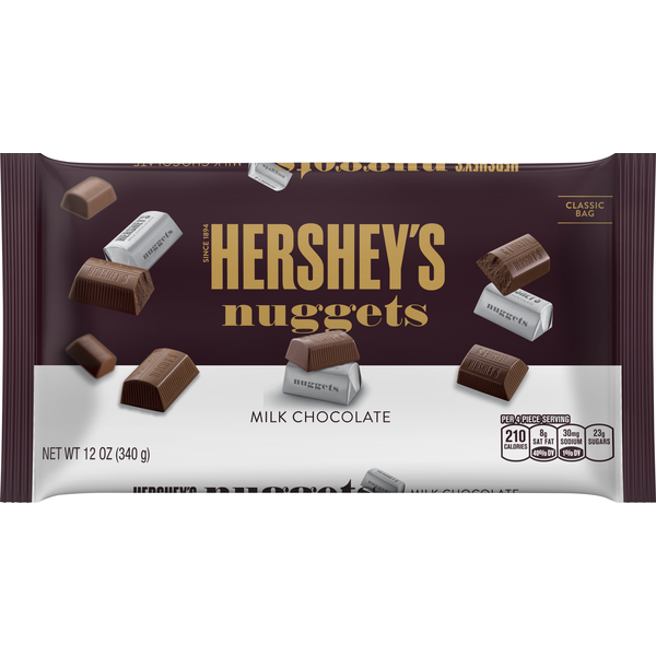 Candy & Chocolate Hershey's Milk Chocolate, Nuggets, Classic Bag hero