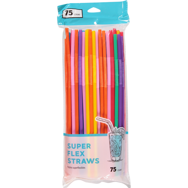 Kitchen Supplies Jacent Straws, Super Flex hero