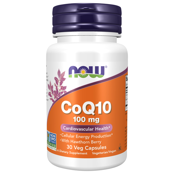 Supplement Oils NOW CoQ10 100 mg with Hawthorn Berry hero