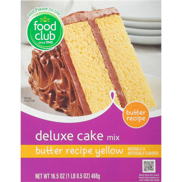 Bakery Desserts Food Club Cake Mix, Deluxe, Butter Recipe Yellow hero