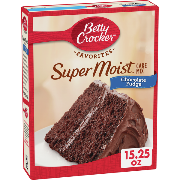 Doughs, Gelatins & Bake Mixes Betty Crocker Super Moist Chocolate Fudge Cake Mix hero