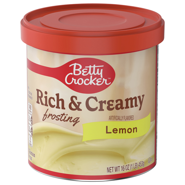 Baking Supplies & Decor Betty Crocker Frosting, Lemon hero