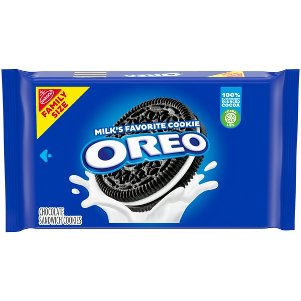 Cookies & Cakes Oreo Chocolate Sandwich Cookies, Family Size hero