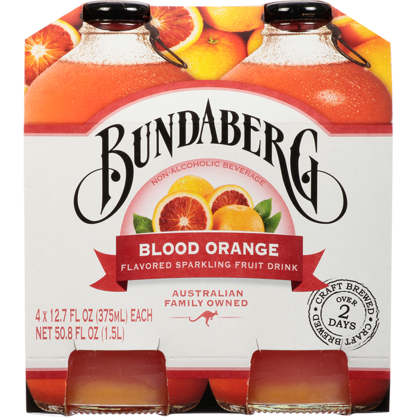 Juice & Nectars Bundaberg Blood Orange Flavored Sparkling Fruit Drink hero