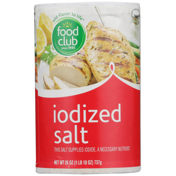 Spices & Seasonings Food Club Iodized Salt hero