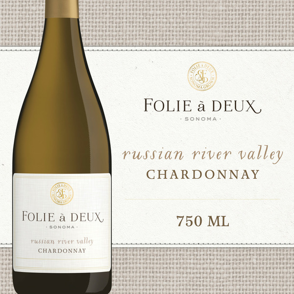 White Wine Folie à Deux Chardonnay, Napa Valley hero