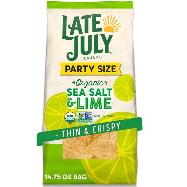 Late July Sea Salt & Lime Tortilla Chips hero