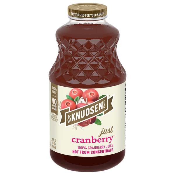 Juice & Nectars R.W. Knudsen Family Just Cranberry Juice, 100% Juice hero