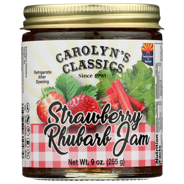 Carolyns Classics Strawberry Rhubarb Jam hero