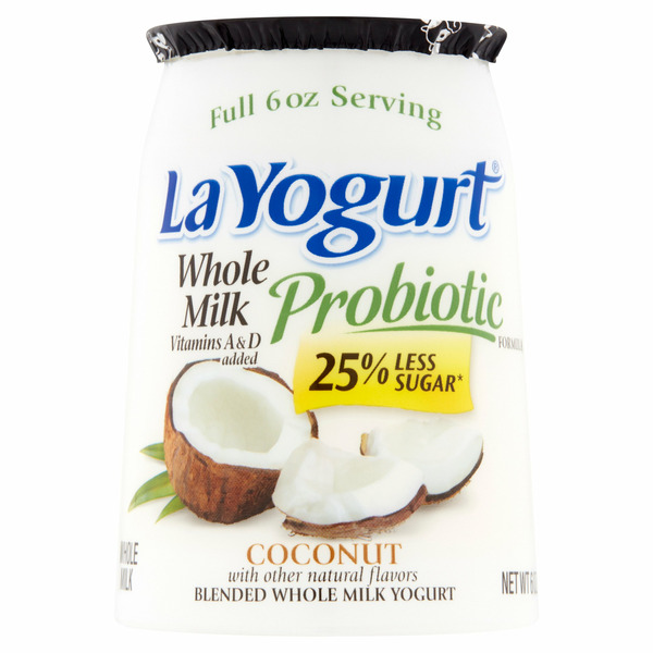 Yogurt La Yogurt Probiotic Coconut Blended Whole Milk Yogurt hero