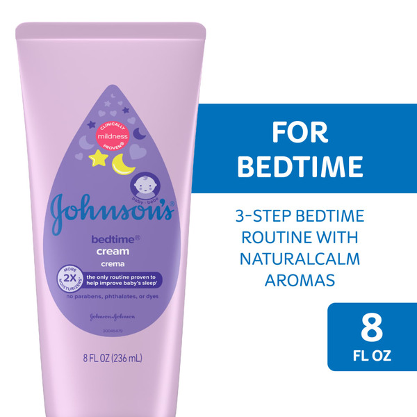 Johnson's Bedtime Moisturizing Cream, Relaxing Aromas hero