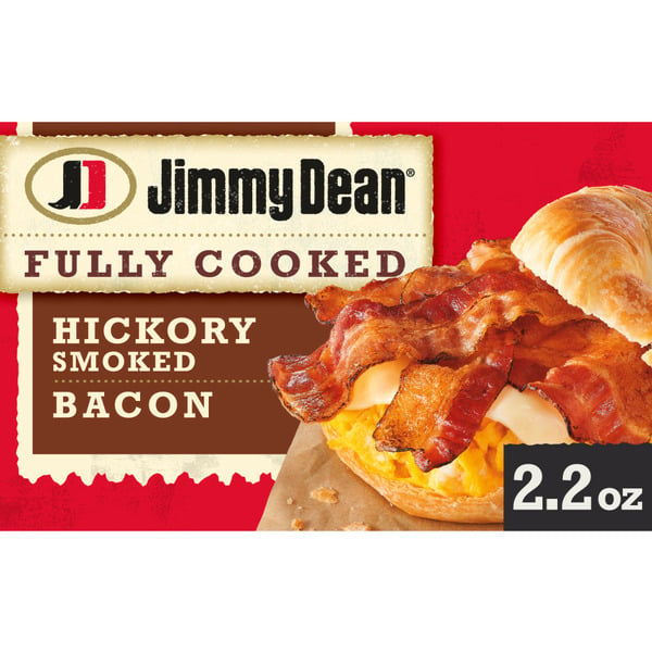 Hot Dogs, Bacon & Sausage Jimmy Dean Hickory Smoked Bacon hero