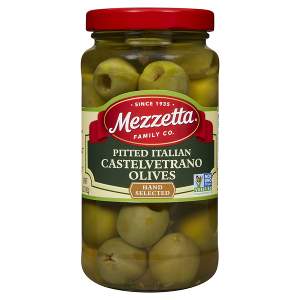 Pickled Goods & Olives Mezzetta Olives, Castelvetrano, Pitted, Italian hero