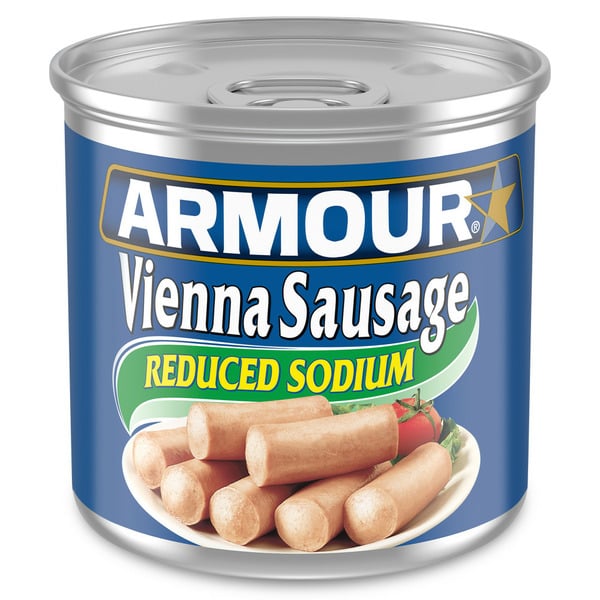 Armour Star Vienna Sausage Reduced Sodium Canned Sausage hero