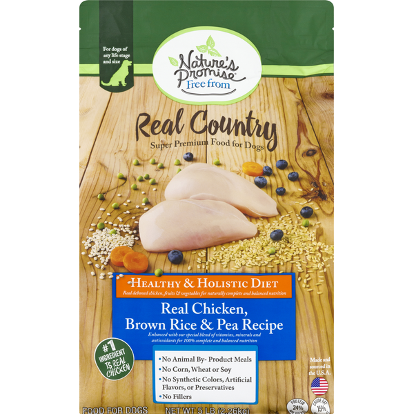 Dog Food Nature's Promise Real Country Chicken and Brown Rice hero