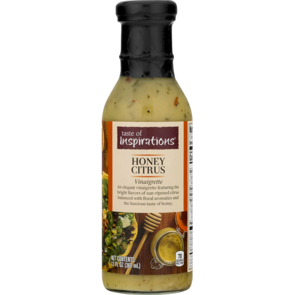 Salad Dressing & Toppings Taste of Inspirations Honey Citrus Viniagrette hero