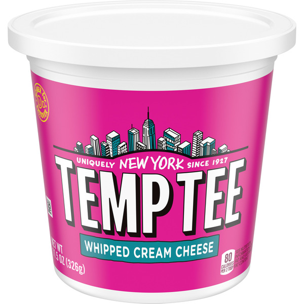 Other Creams & Cheeses Temp Tee Whipped Cream Cheese hero