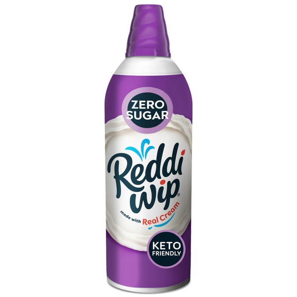 Cream Reddi-wip Zero Sugar Keto Friendly Gluten Free Whipped Topping hero