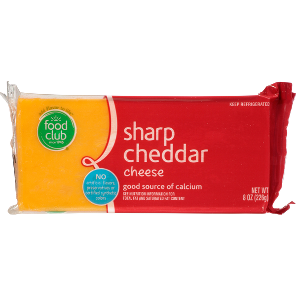 Other Creams & Cheeses Food Club Cheese, Sharp Cheddar hero