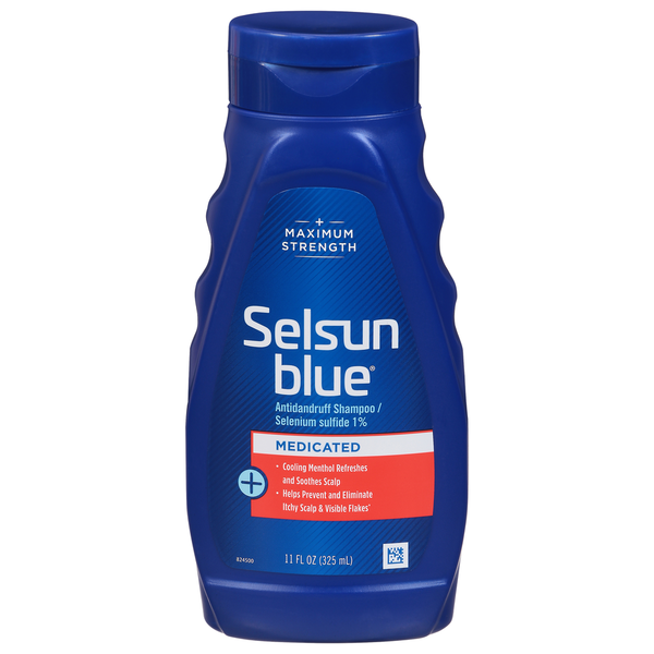 Hair Care Selsun Blue Antidandruff Shampoo, Maximum Strength, Medicated hero