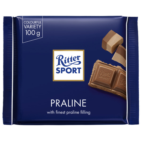 Candy & Chocolate Ritter Sport Milk Chocolate with Praline Filling hero