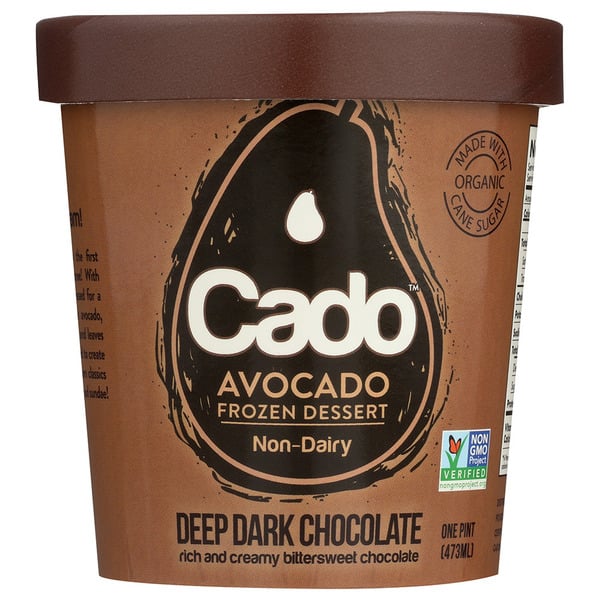 Ice Cream & Ice Cado Avocado Avocado Based, Dairy Free Ice Cream, Deep Dark Chocolate hero