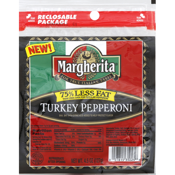 Packaged Meat Margherita Dry Sausage hero