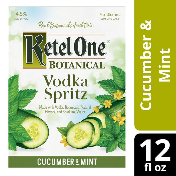 Vodka Ketel One Botanical Vodka Spritz Cucumber & Mint hero