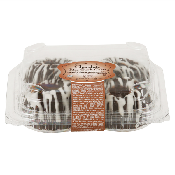 Bakery Cakes & Cupcakes MJay's Specialty Baked Foods Bundt Cakes, Petite, Chocolate hero