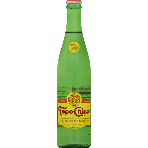 Water, Seltzer & Sparkling Water Topo Chico Mineral Water, Sparkling, Twist of Grapefruit hero