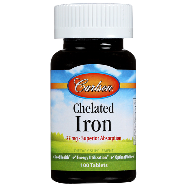 Vitamins & Supplements Carlson Chelated Iron hero