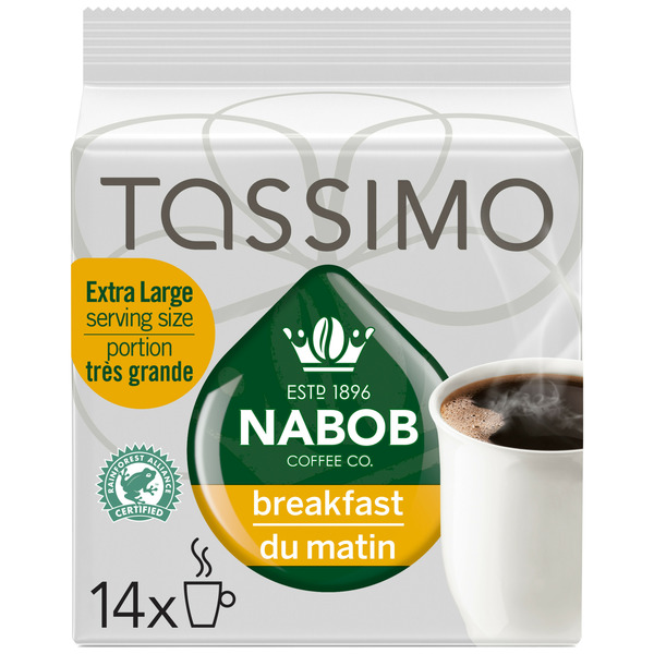 Coffee TASSIMO Nabob Breakfast Blend Coffee Single Serve T-Discs hero