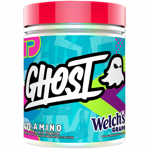 Intra/Post Workout & Recovery GHOST Amino, Welch's Grape hero